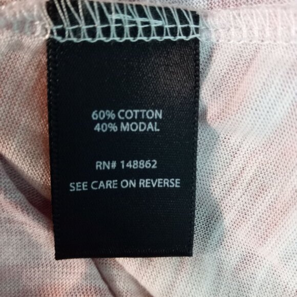 Torrid Size 0 L 12 Top Baby Doll Off Shoulder Tie Dye Smocked Bell Sleeves Knit - Picture 8 of 10